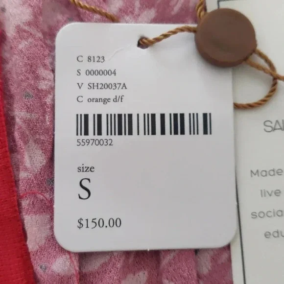 NWT Free People Stella red jumpsuit by Saint Helena size S - Picture 7 of 7